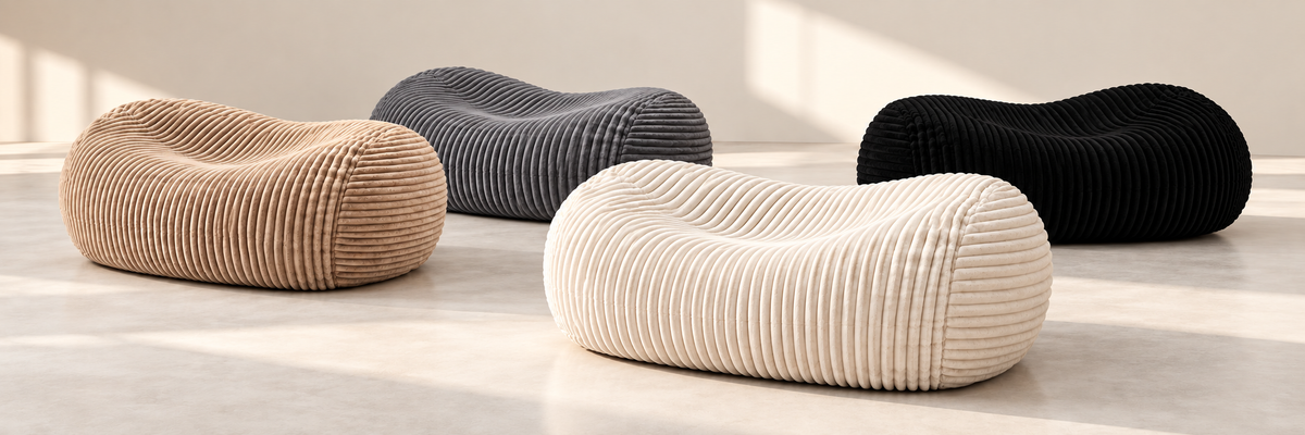 HOUSSES POUFS LONGS