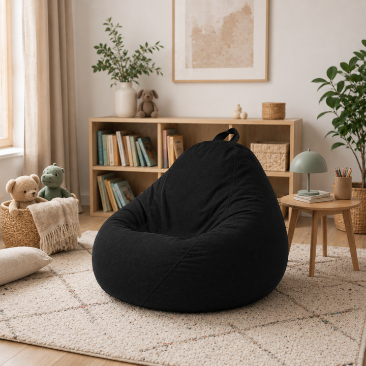 Sitzsack mit abnehmbarem Bezug - 80x70 cm