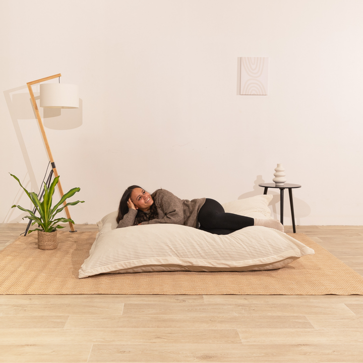 Abnehmbarer Sitzsack aus Cord - 140x180 cm