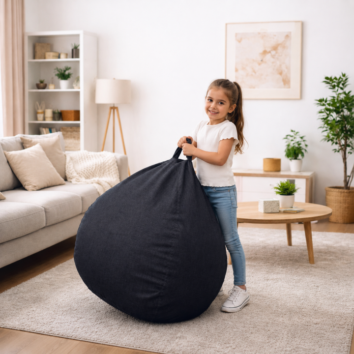 Sitzsack mit abnehmbarem Bezug - 80x70 cm