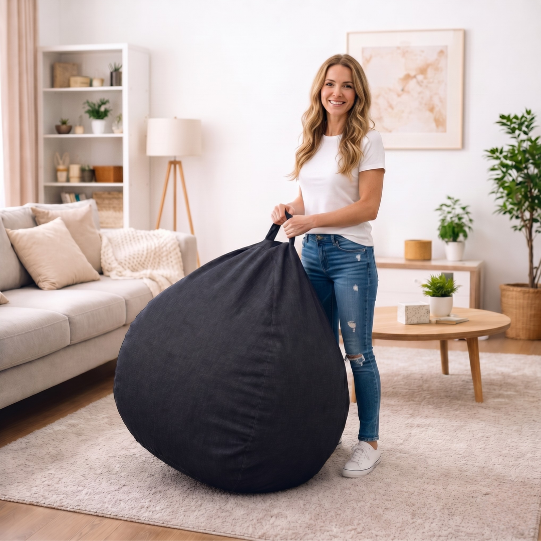 Sitzsack mit abnehmbarem Bezug - 120x100 cm