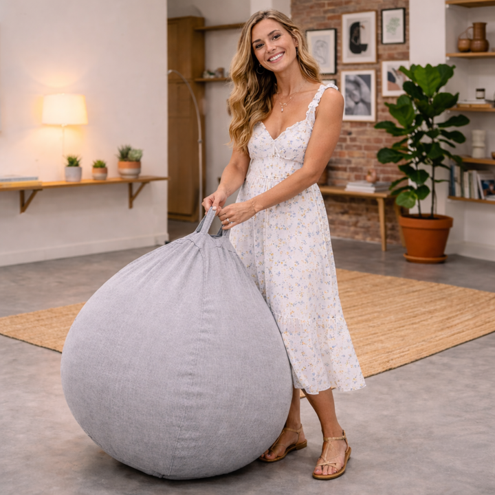 Sitzsack mit abnehmbarem Bezug - 120x100 cm