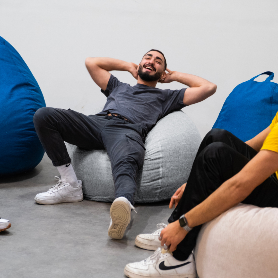Sitzsack mit abnehmbarem Bezug - 120x100 cm