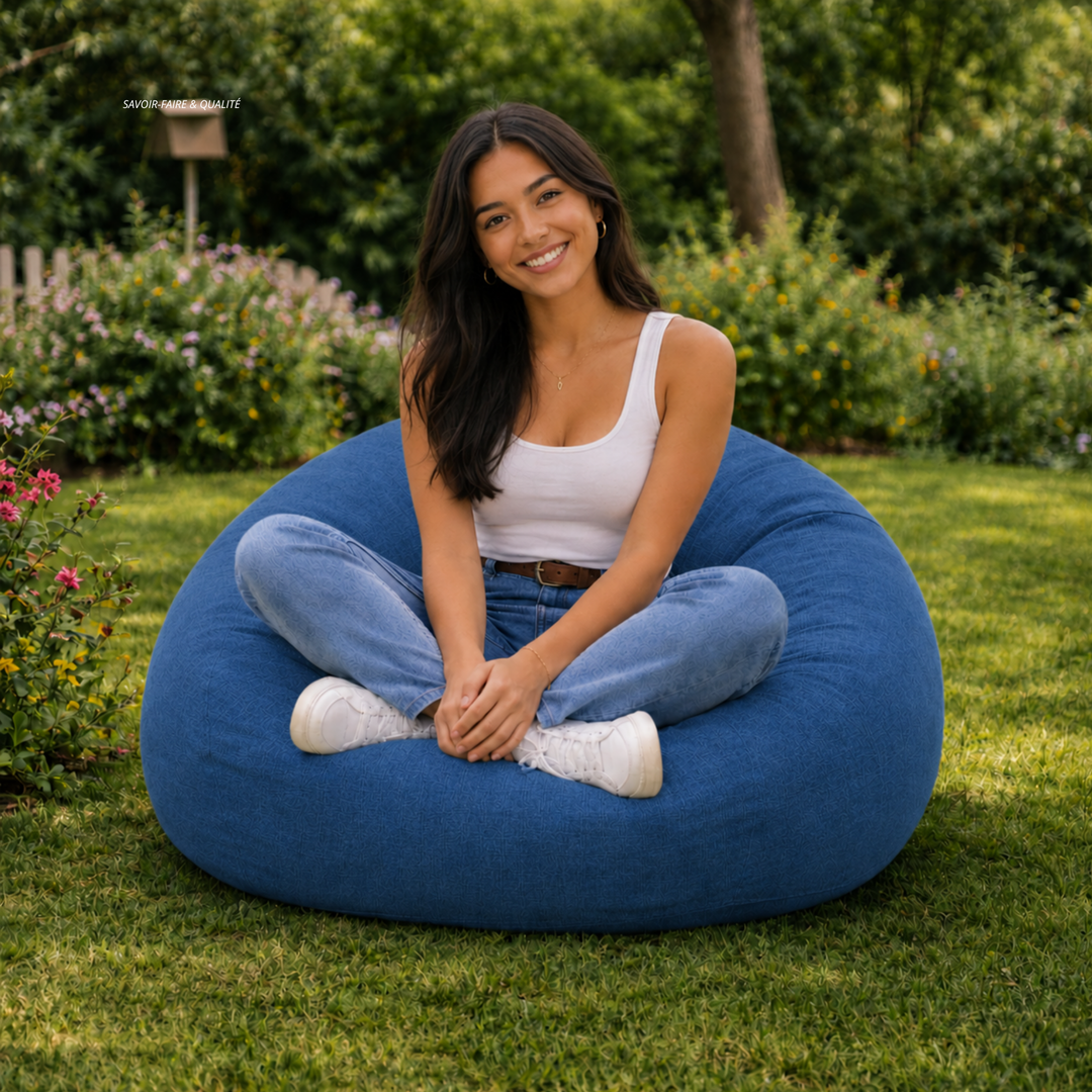 Sitzsack mit abnehmbarem Bezug - 120x100 cm