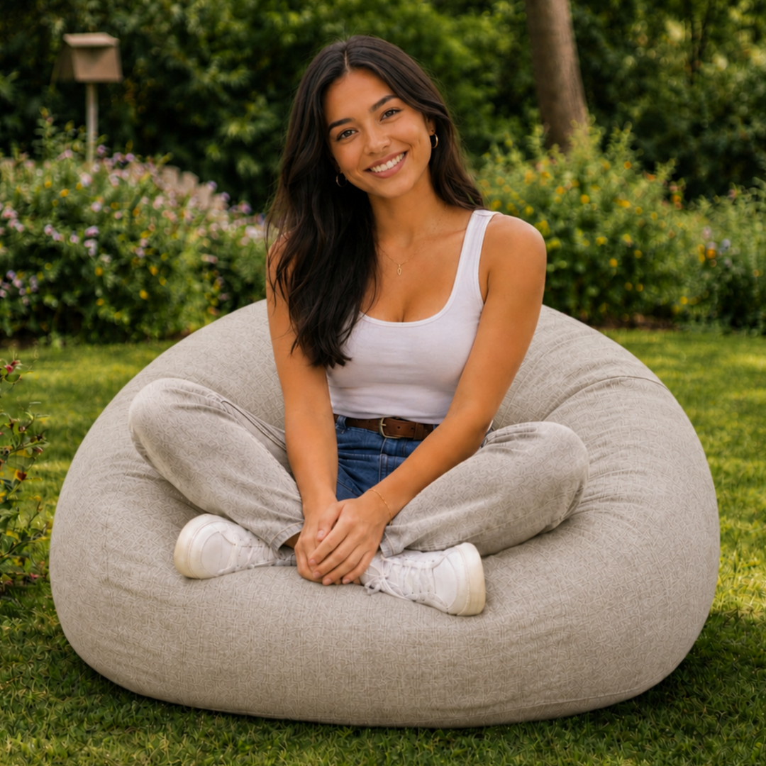 Sitzsack mit abnehmbarem Bezug - 120x100 cm