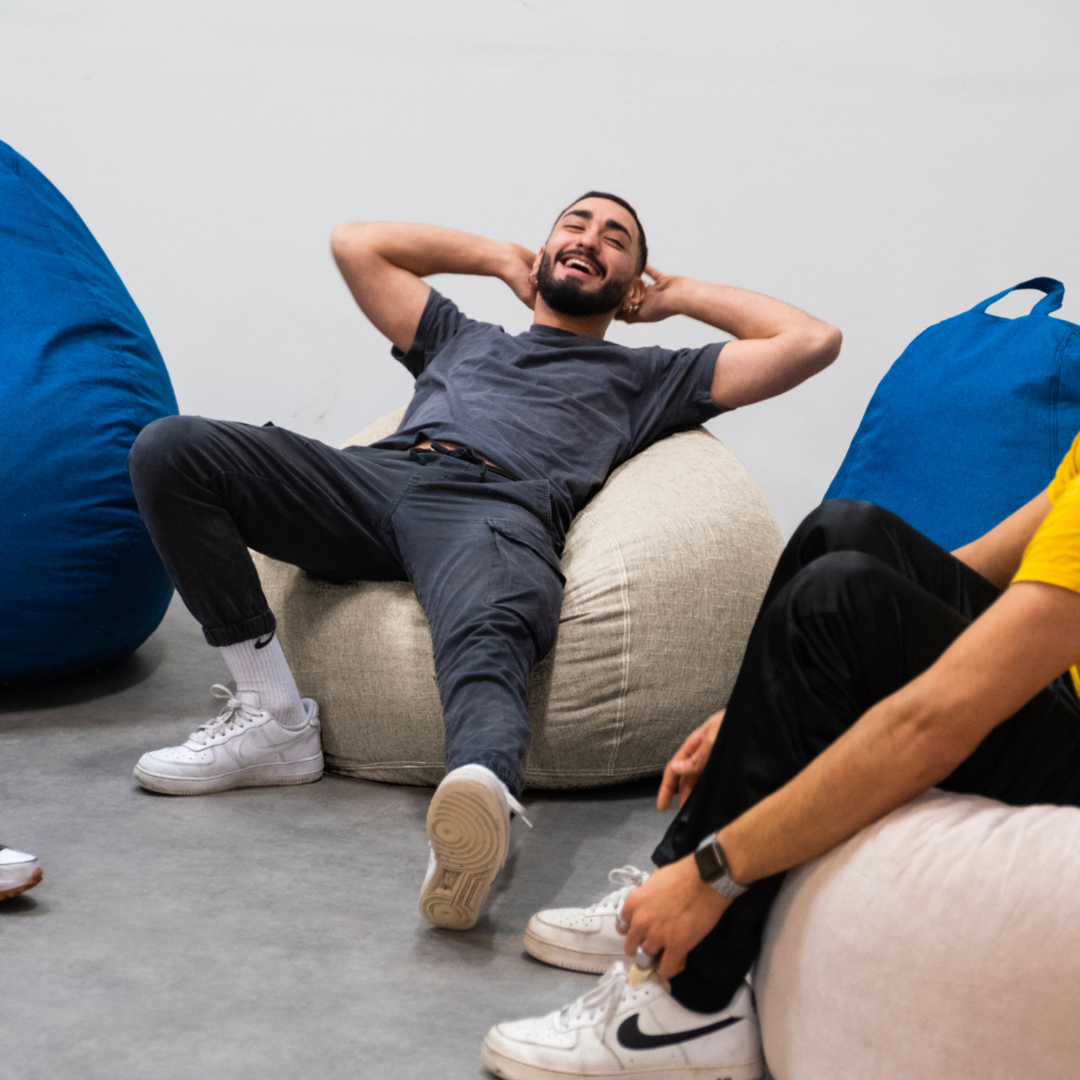 Sitzsack mit abnehmbarem Bezug - 120x100 cm