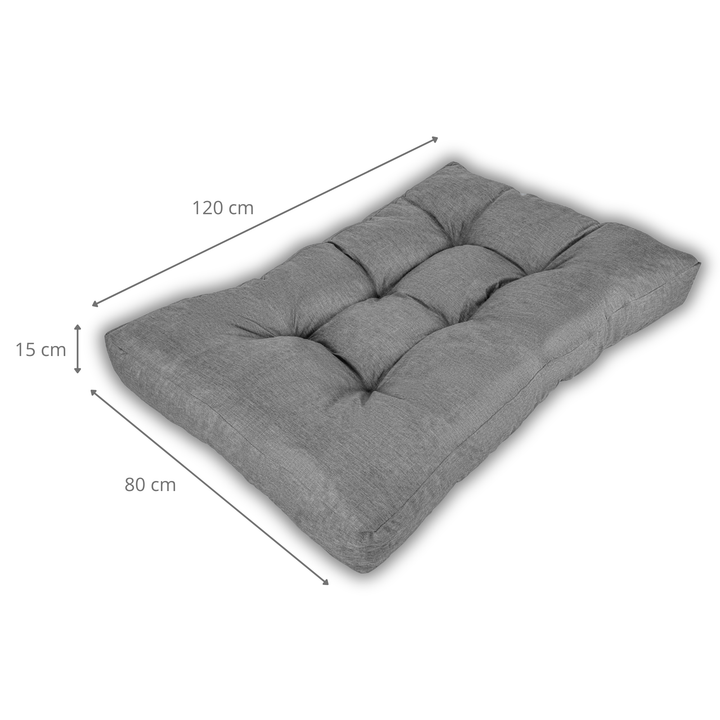 Palettenkissen Sitzkissen einzeln - 120x80x15 cm