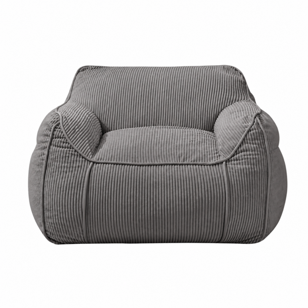 Pouf fauteuil enfant Velours Côtelé - 70x70 cm