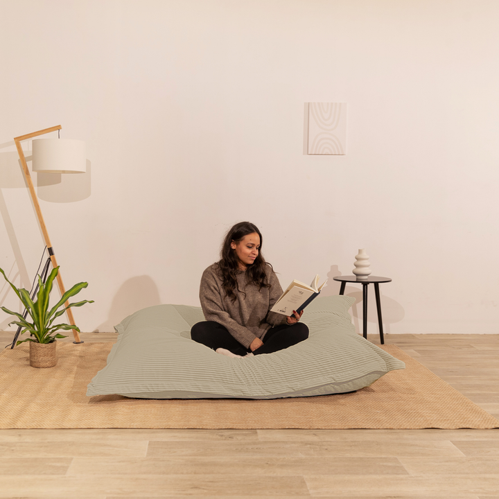 Abnehmbarer Sitzsack aus Cord - 140x180 cm