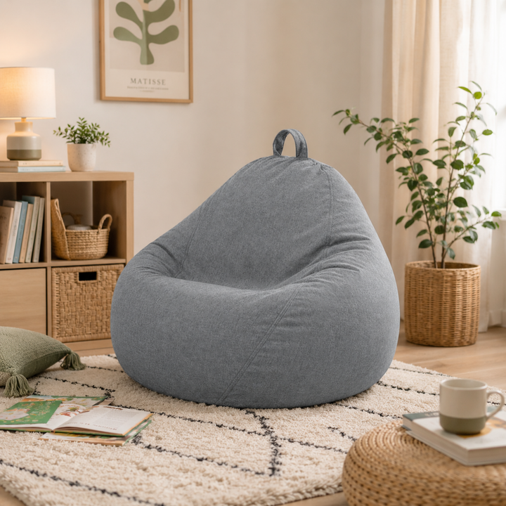Sitzsack mit abnehmbarem Bezug - 80x70 cm