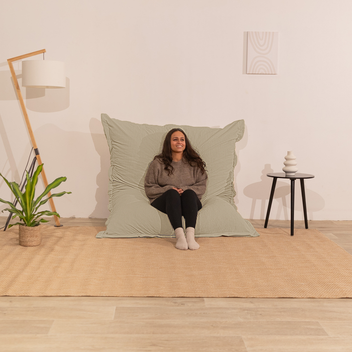 Abnehmbarer Sitzsack aus Cord - 140x180 cm