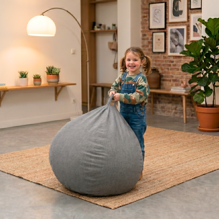 Sitzsack mit abnehmbarem Bezug - 80x70 cm