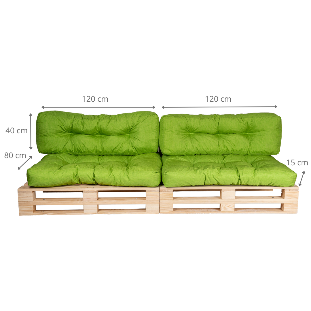 Palettenkissen - 2er-Set