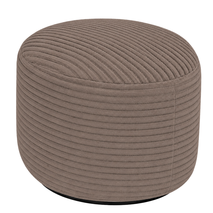 Fußhocker mit abnehmbarem Bezug aus Cord - 50 x 30 cm