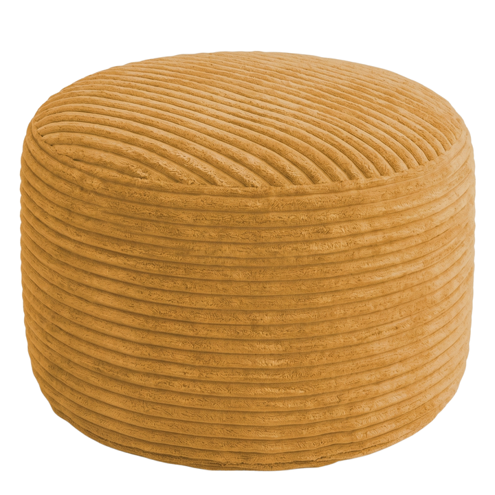 Fußhocker mit abnehmbarem Bezug aus Cord - 50 x 30 cm
