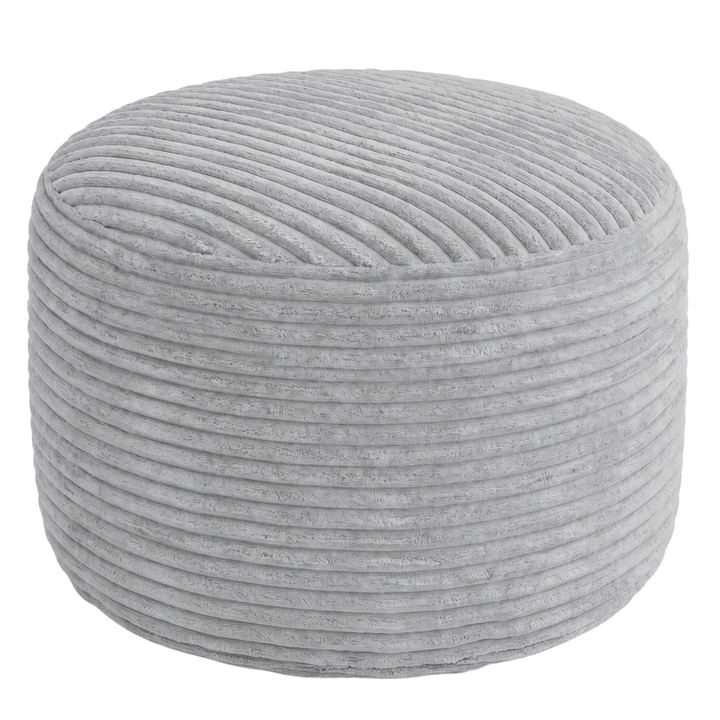 Fußhocker mit abnehmbarem Bezug aus Cord - 50 x 30 cm