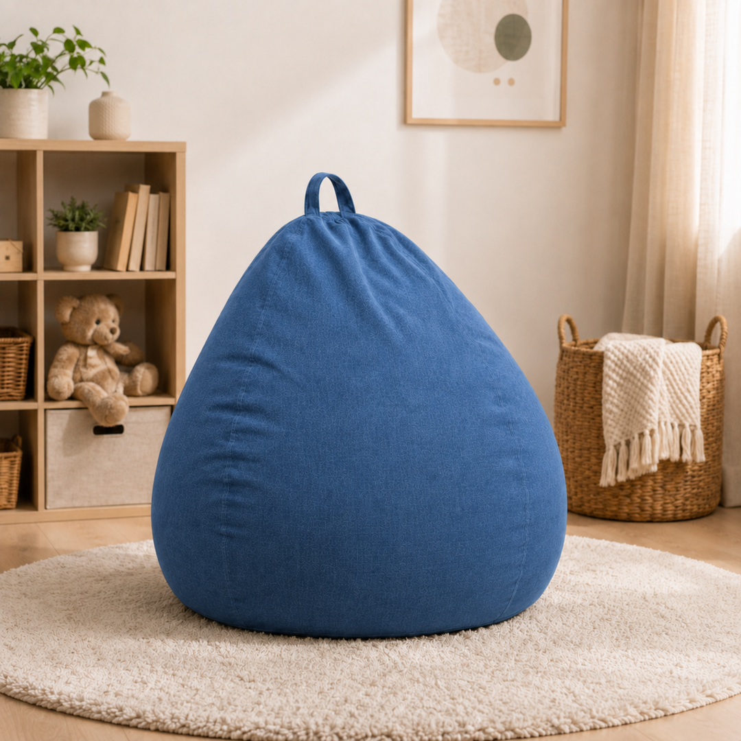 Sitzsack mit abnehmbarem Bezug - 80x70 cm