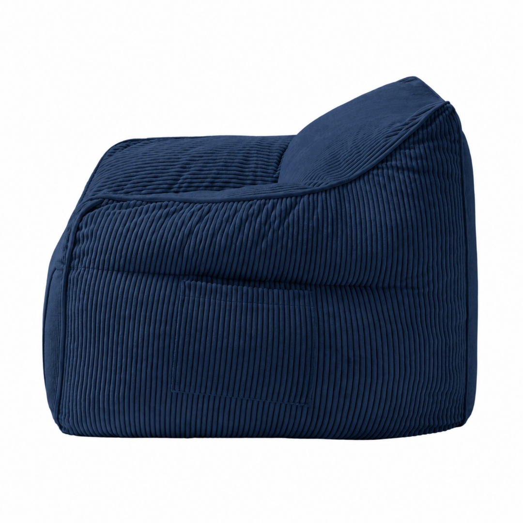 Pouf fauteuil enfant Velours Côtelé - 70x70 cm