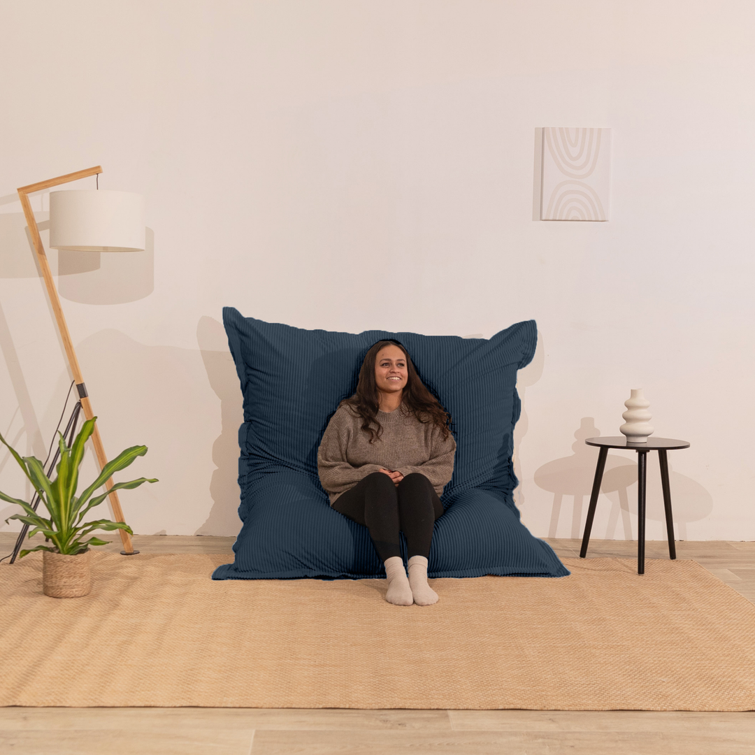 Abnehmbarer Sitzsack aus Cord - 140x180 cm