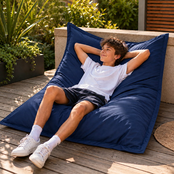 Wasserdichter Outdoor-Sitzsack mit abnehmbarem Bezug, UV-beständig – 120x160 cm