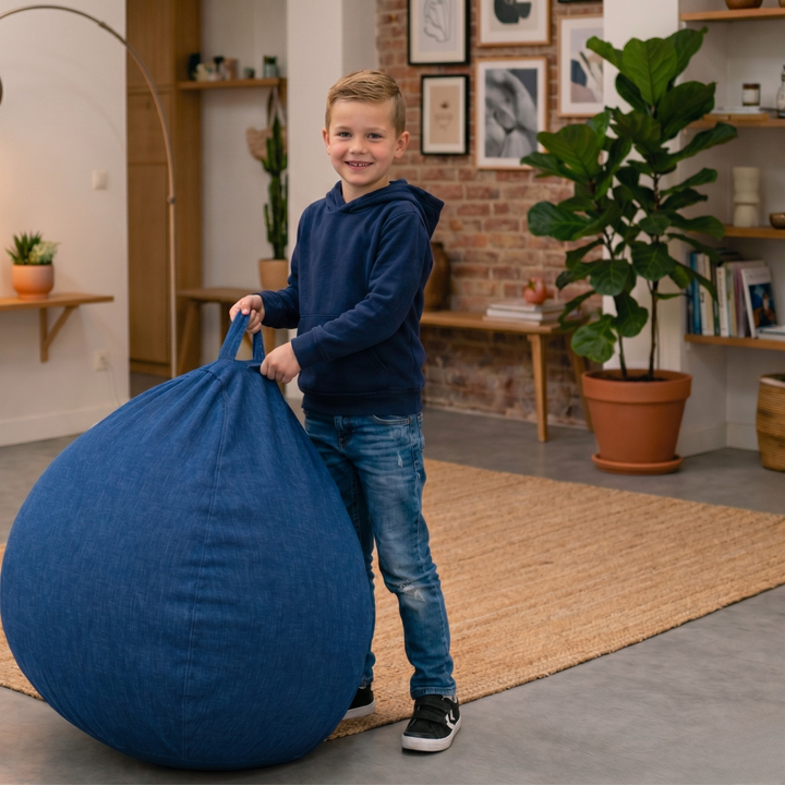 Sitzsack mit abnehmbarem Bezug - 80x70 cm