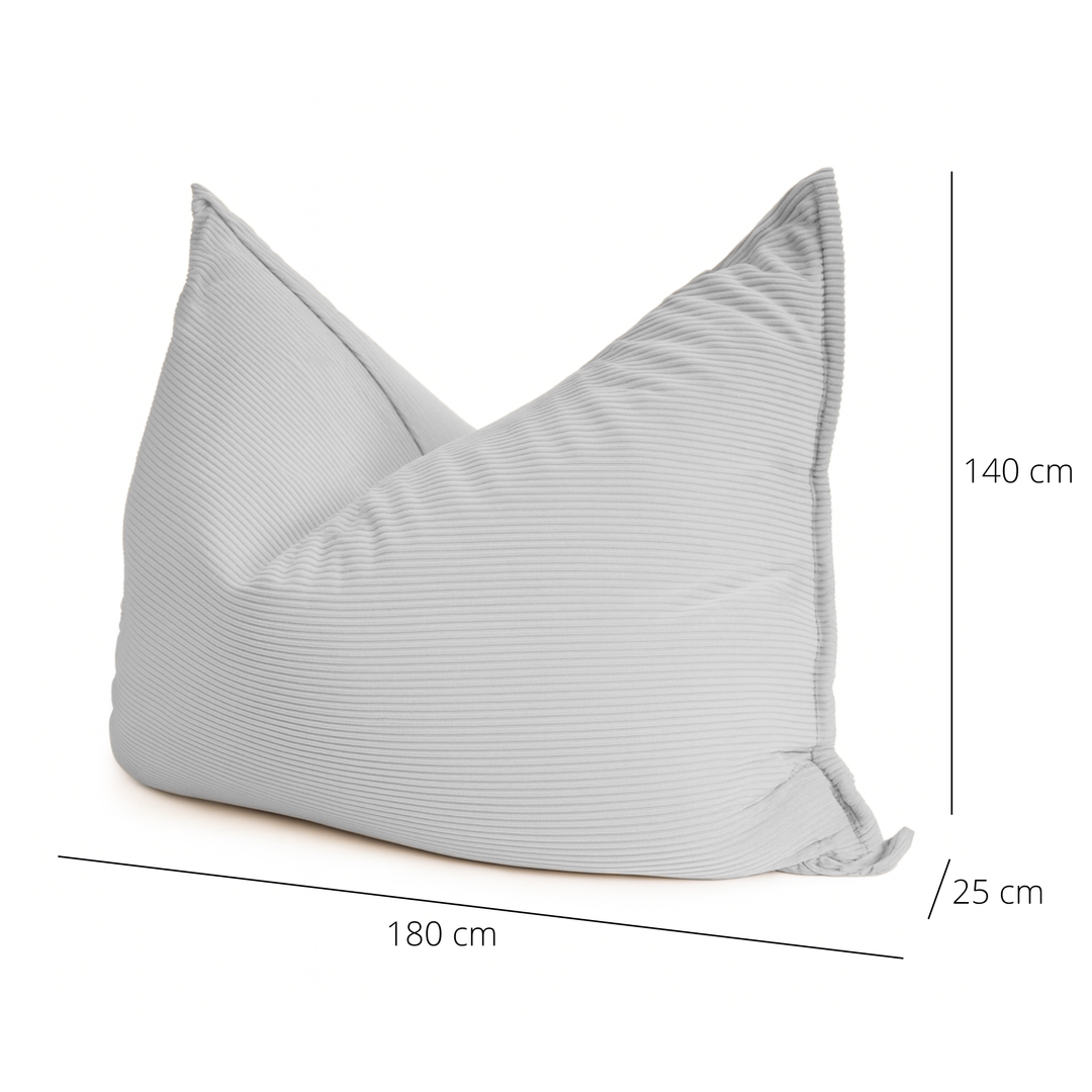Abnehmbarer Sitzsack aus Cord - 140x180 cm