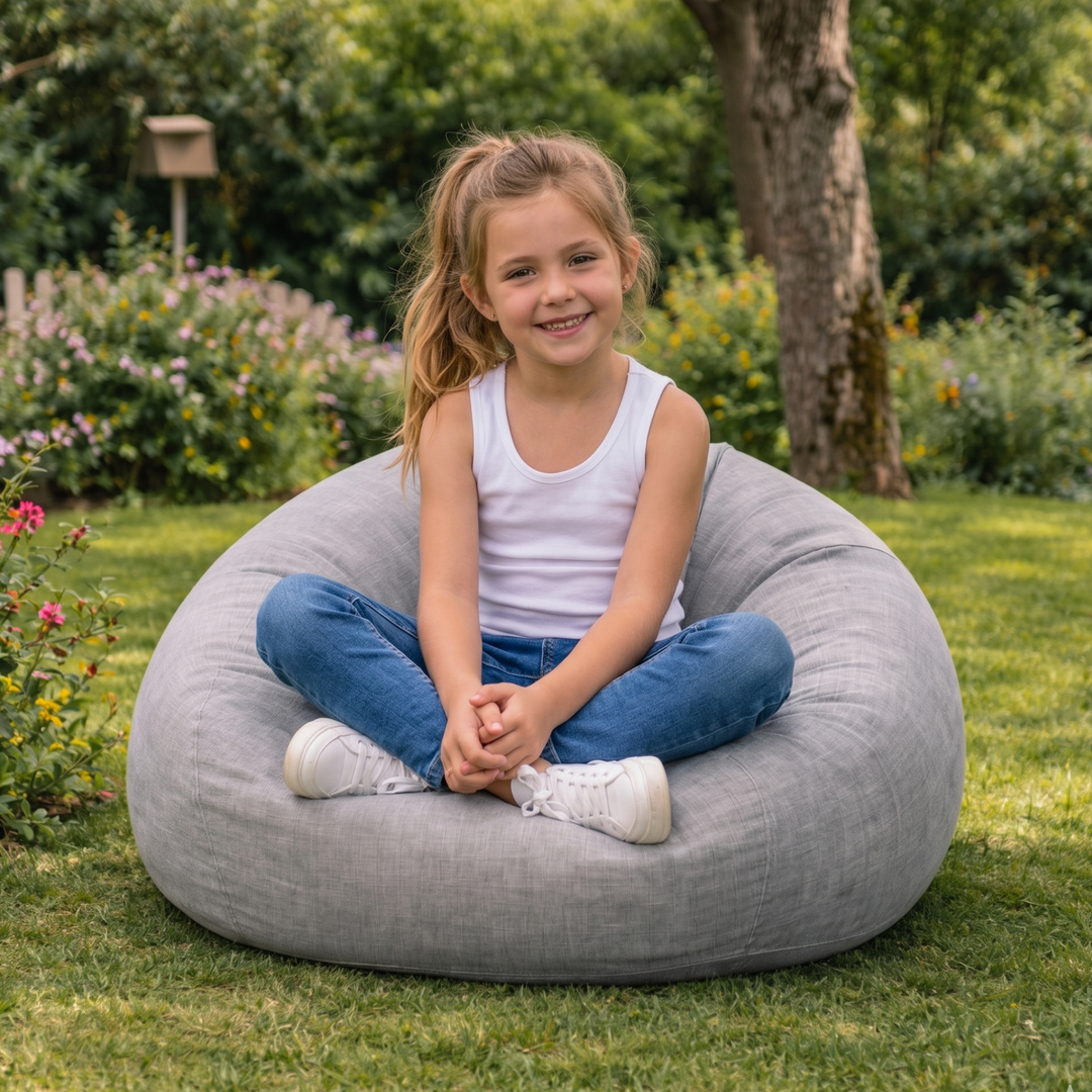Sitzsack mit abnehmbarem Bezug - 80x70 cm