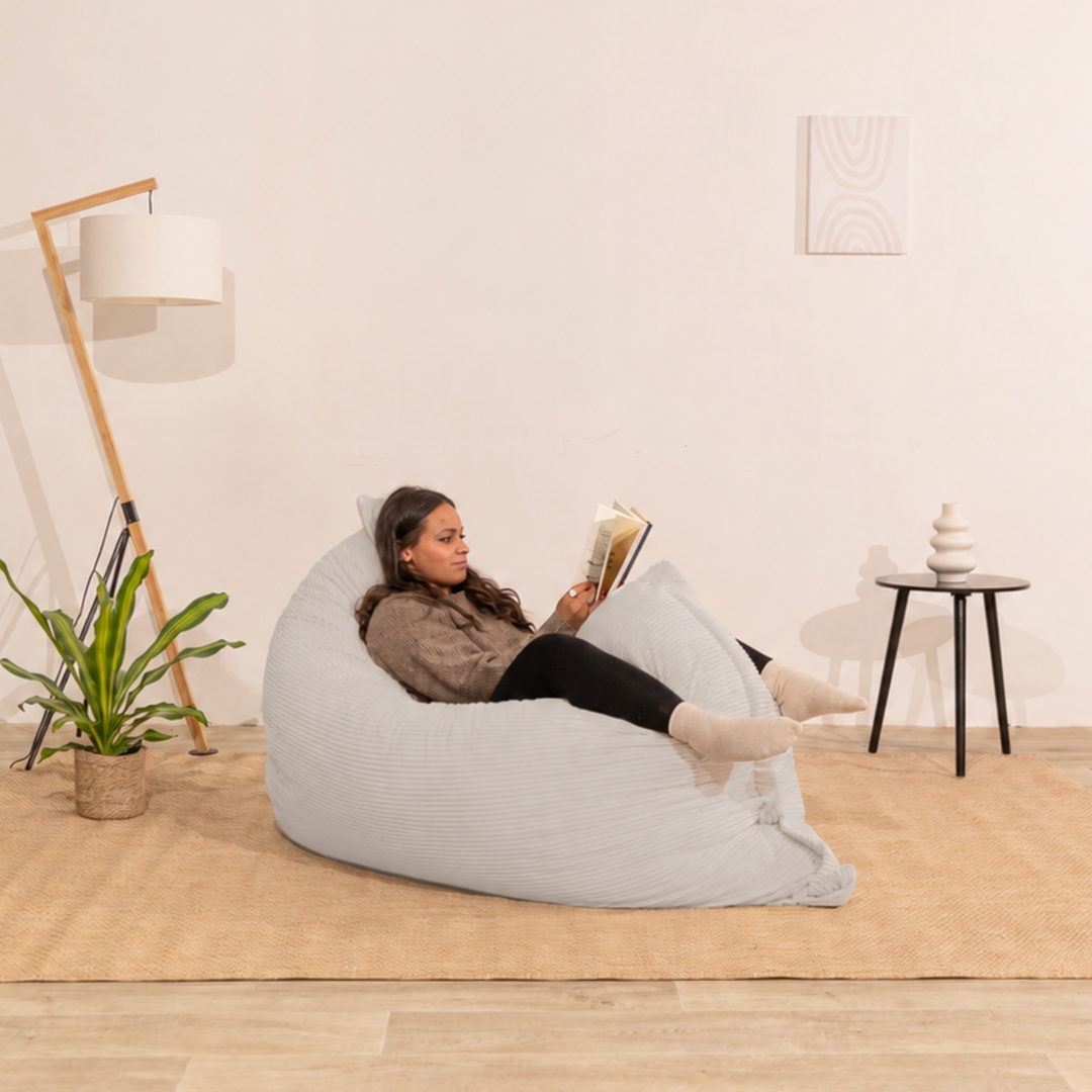 Abnehmbarer Sitzsack aus Cord - 140x180 cm