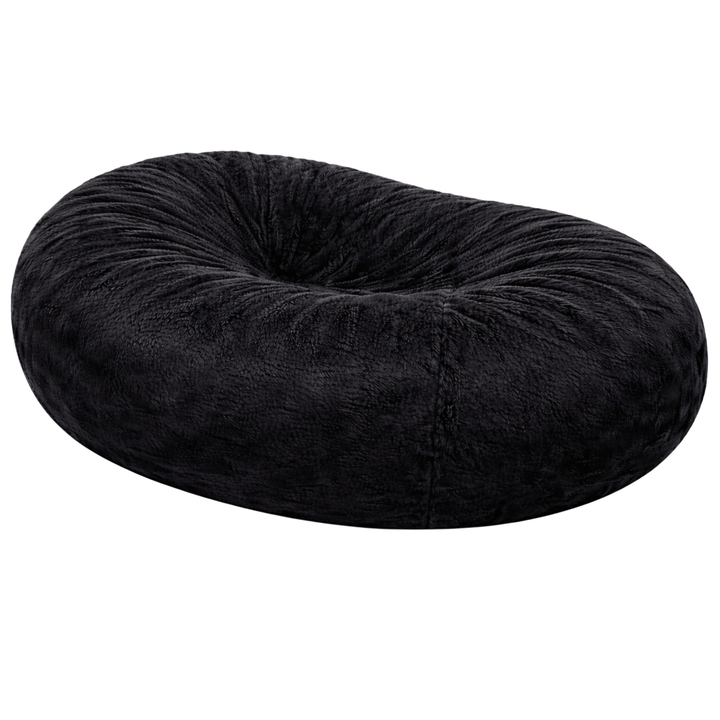Langer, abziehbarer Riesen-Sitzsack - Kunstfell - 160 cm