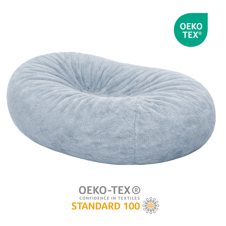 Langer, abziehbarer Riesen-Sitzsack - Kunstfell - 160 cm