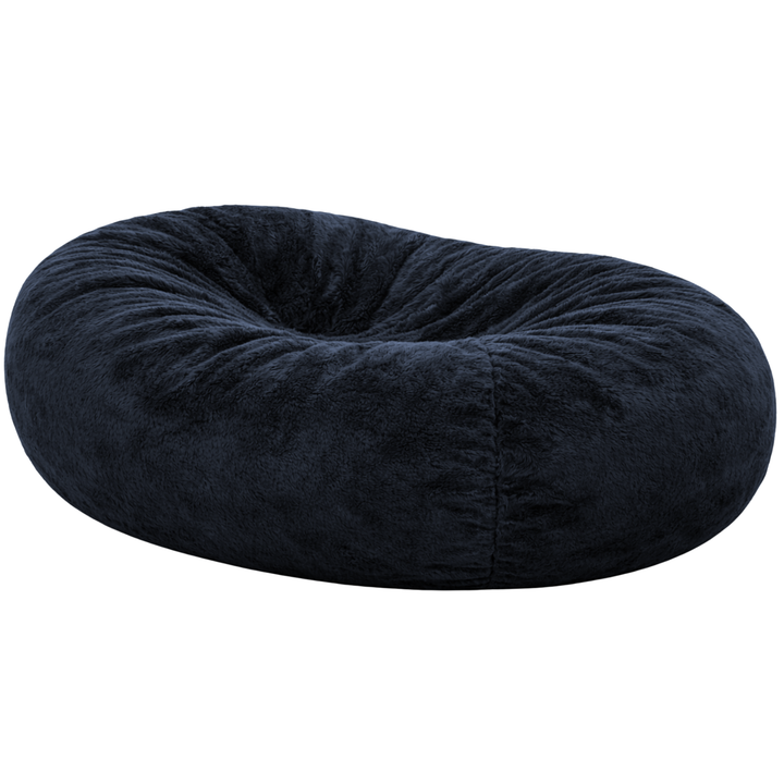 Langer, abziehbarer Riesen-Sitzsack - Kunstfell - 160 cm