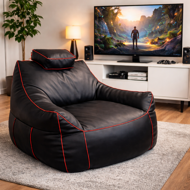 Gaming-Sitzsack aus Kunstleder - 100x110 cm