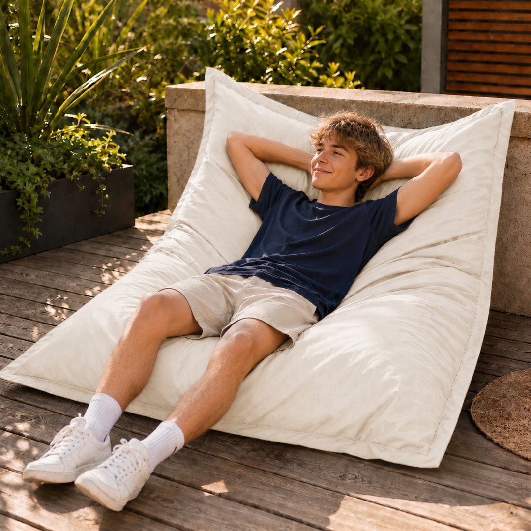 Wasserdichter Outdoor-Sitzsack mit abnehmbarem Bezug, UV-beständig – 120x160 cm