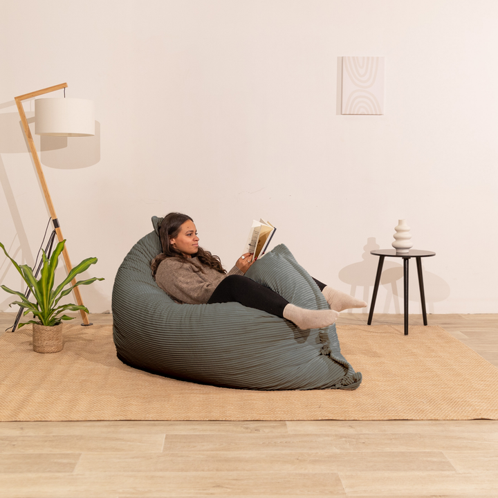 Abnehmbarer Sitzsack aus Cord - 140x180 cm