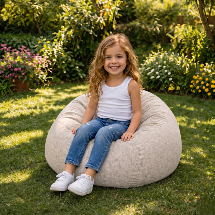 Sitzsack mit abnehmbarem Bezug - 80x70 cm