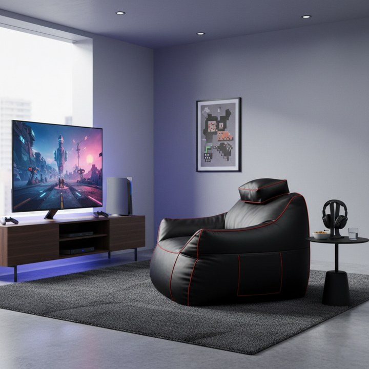 Gaming-Sitzsack aus Kunstleder - 100x110 cm