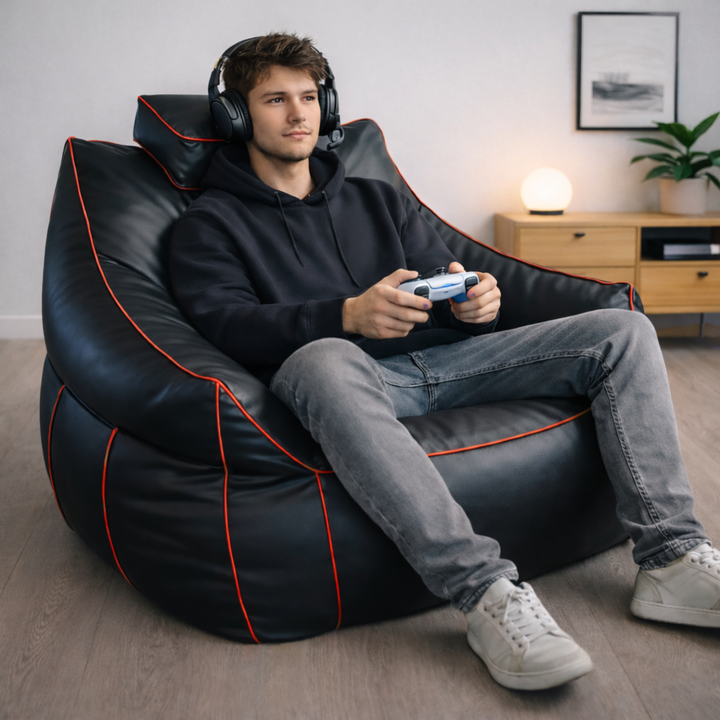 Gaming-Sitzsack aus Kunstleder - 100x110 cm