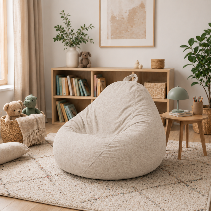 Sitzsack mit abnehmbarem Bezug - 80x70 cm