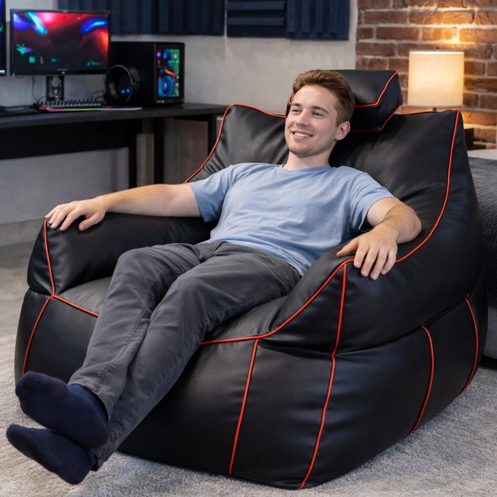 Gaming-Sitzsack aus Kunstleder - 100x110 cm