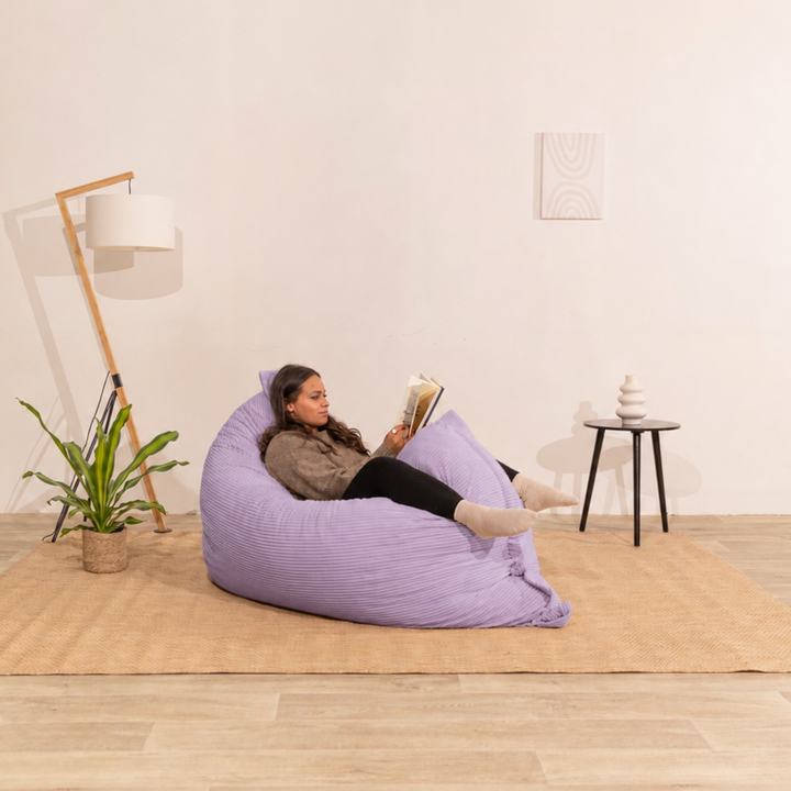 Abnehmbarer Sitzsack aus Cord - 140x180 cm