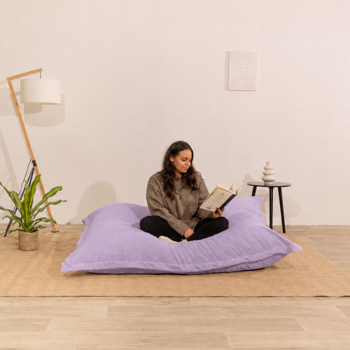 Abnehmbarer Sitzsack aus Cord - 140x180 cm