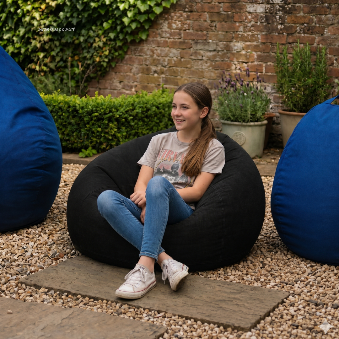 Sitzsack mit abnehmbarem Bezug - 105x85 cm