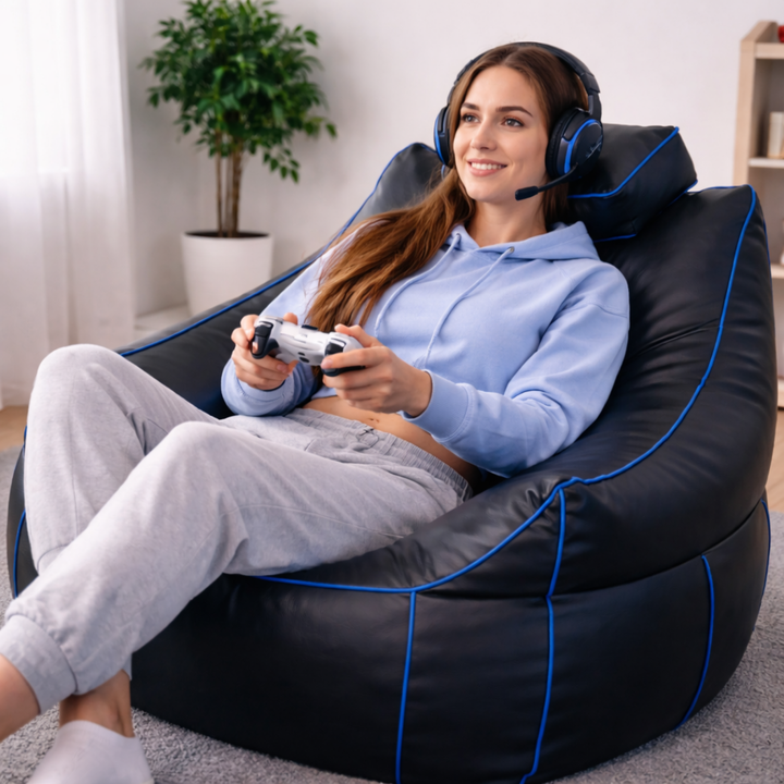 Gaming-Sitzsack aus Kunstleder - 100x110 cm