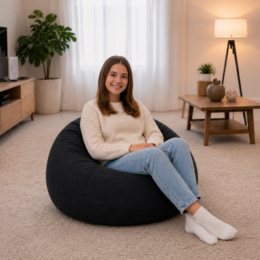 Sitzsack mit abnehmbarem Bezug - 105x85 cm