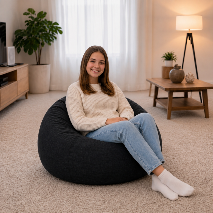 Sitzsack mit abnehmbarem Bezug - 105x85 cm