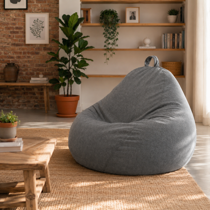 Sitzsack mit abnehmbarem Bezug - 105x85 cm