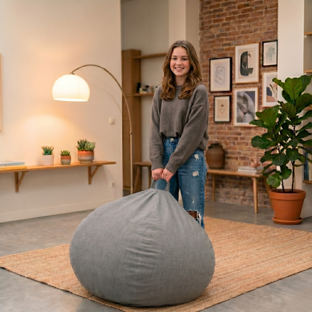 Sitzsack mit abnehmbarem Bezug - 105x85 cm