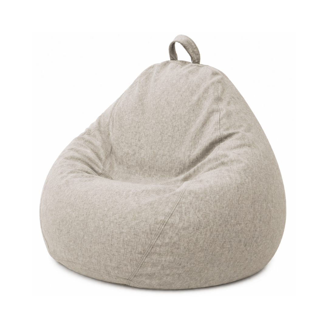 Sitzsack mit abnehmbarem Bezug - 80x70 cm