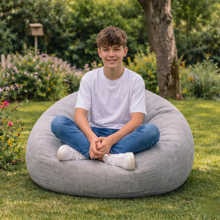 Sitzsack mit abnehmbarem Bezug - 105x85 cm