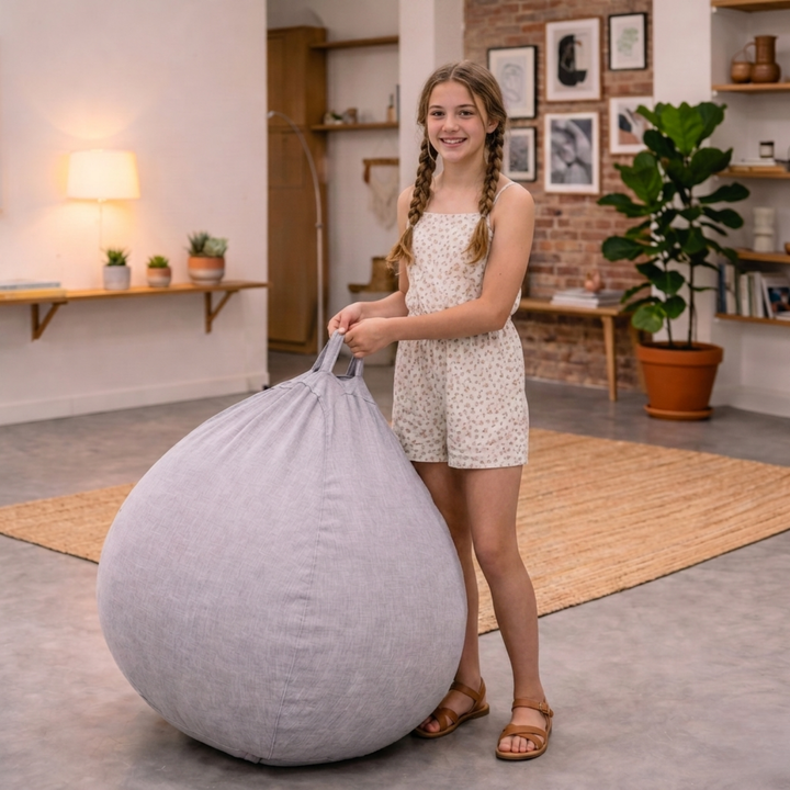 Sitzsack mit abnehmbarem Bezug - 105x85 cm